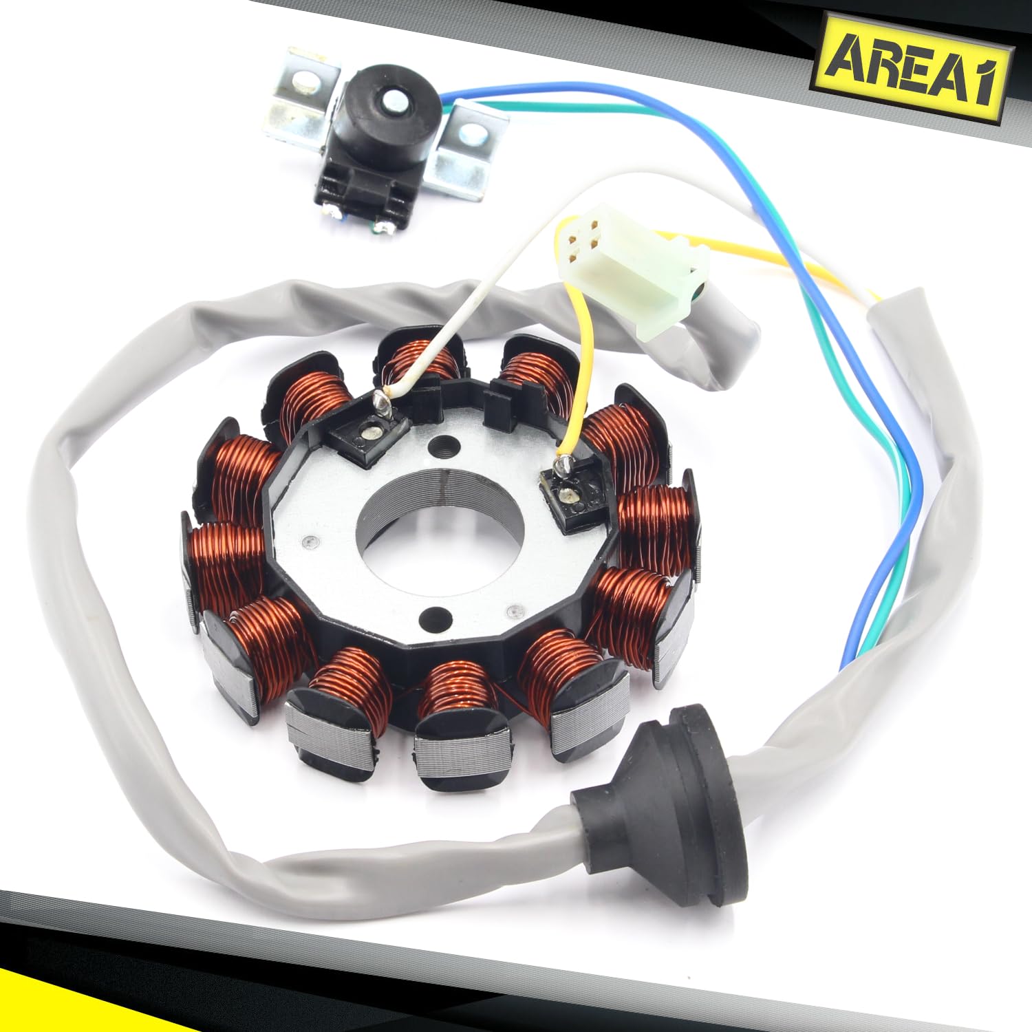 Alternatore Ricambio Per Peugeot Speedfight 2 50cc - Kit Completo Statore, Cavi E Pick-up - Foto 7