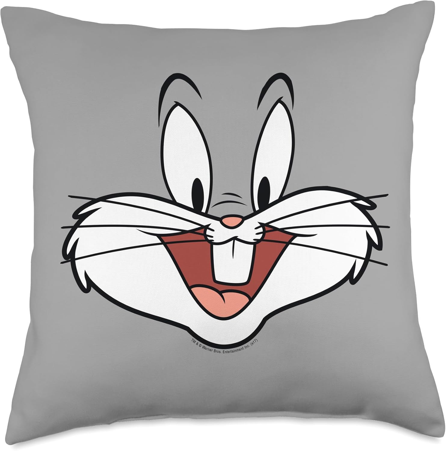 Looney Tunes Bugs Bunny Face Throw Pillow