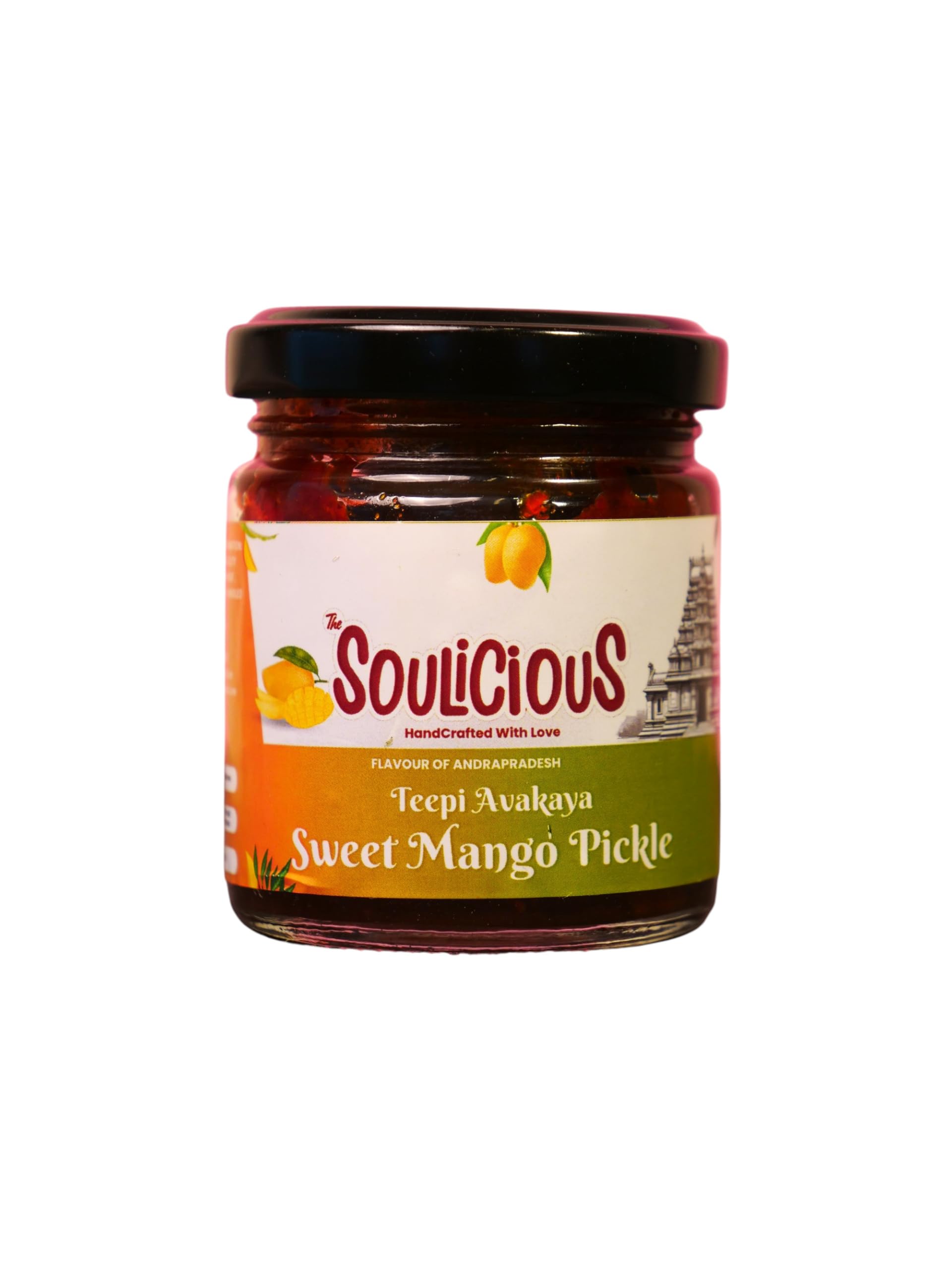 Teepi Avakaya – Authentic Andhra Sweet Mango Pickle | Homemade Style | Made with Jaggery, Raw Mango & Spices | Traditional South Indian Taste | No Preservatives | 500g Glass Jar (300 gm)-image-38