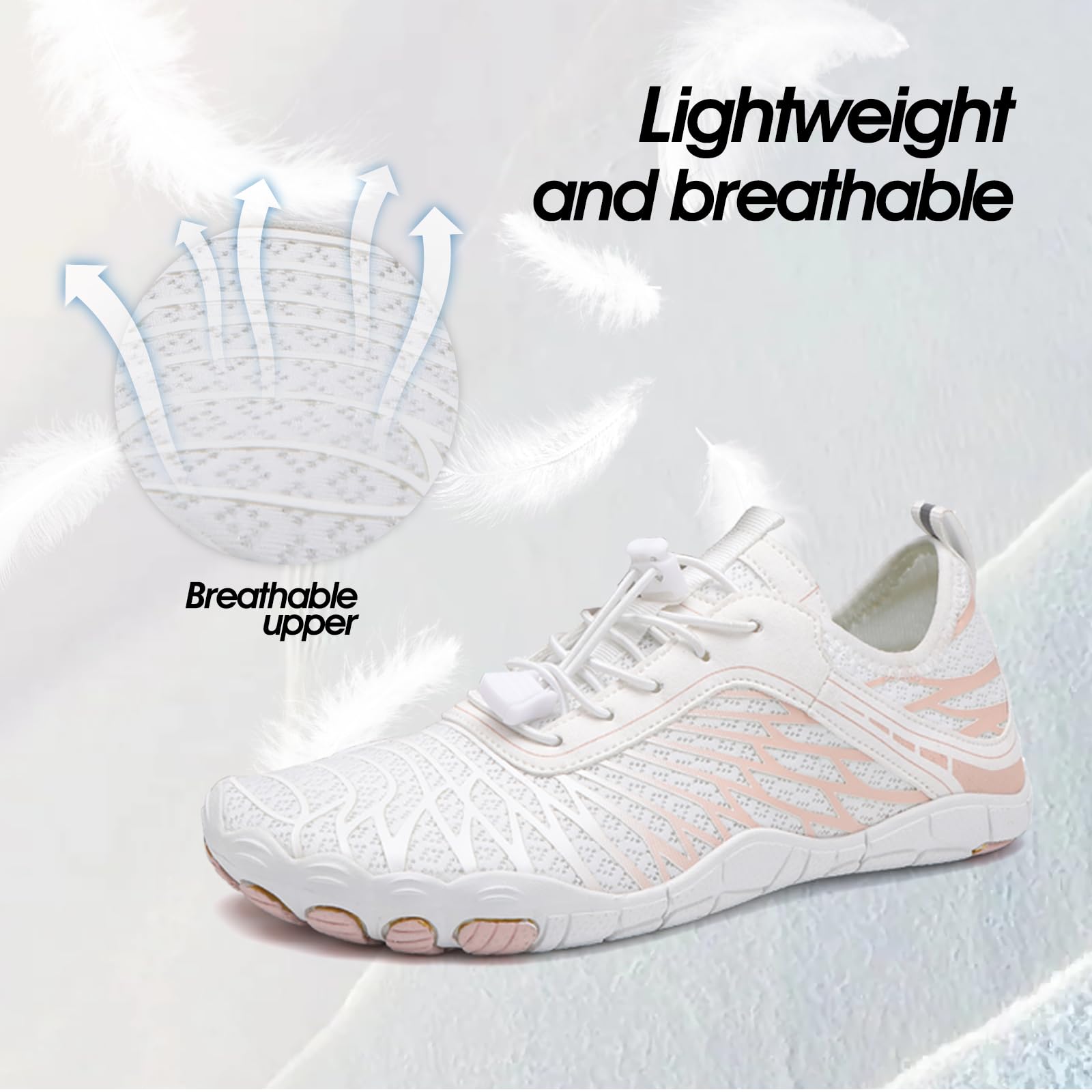 Scarpe da Scoglio Uomo Scarpette da Scoglio Donna Scarpe Barefoot Spiaggia Surf Bagno Sport Outdoor Traspirante Asciugatura Rapida Antiscivolo 36-47 EU
