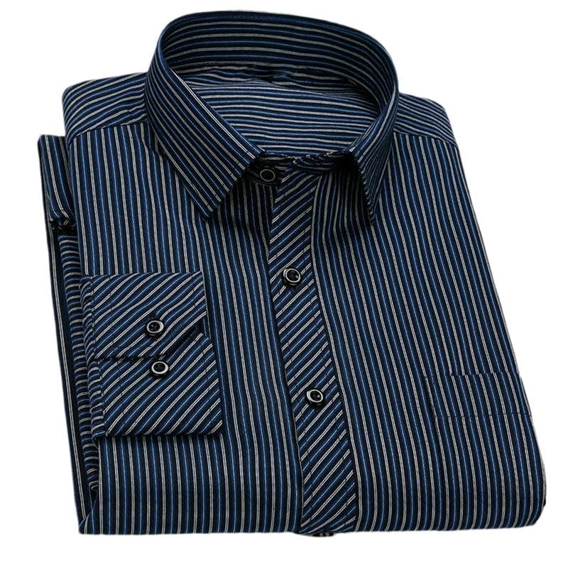 Chemise à manches longues haut de gamme coupe ajustée rayée taille XS