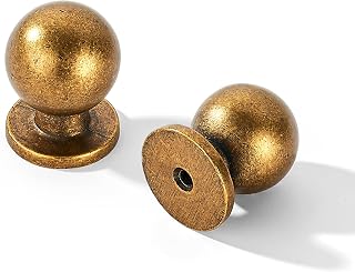 Ball Antique Brass Cabinet Knob