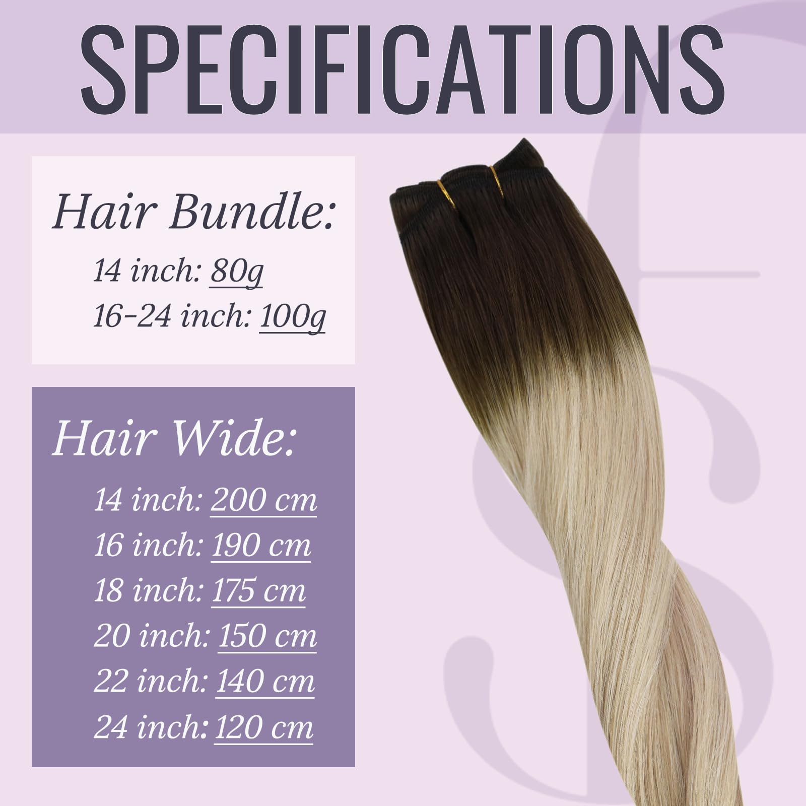 Fshine Extension Tessitura Capelli Veri Castano Scuro Misto A Biondo Cenere Biondo Platino Weft Real Hair Extensions 35cm 100g Extension Matassa Capelli Veri #2/18/60
