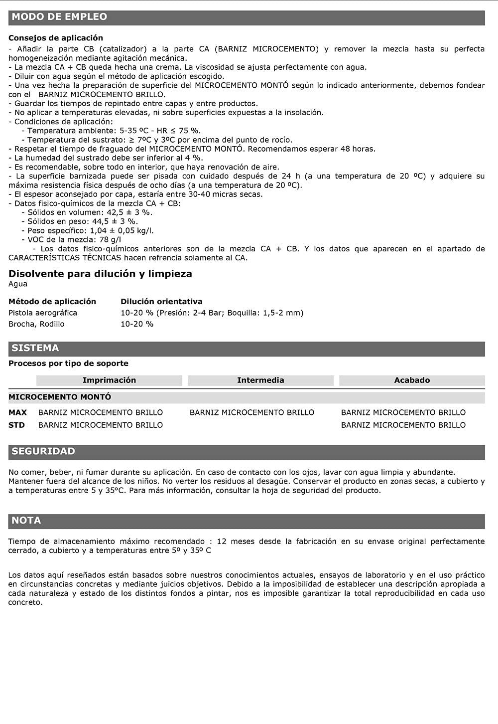 Barniz al Agua Bicomponente para Suelos y Paredes de MicroCemento. Barniz MicroCemento (3,2kg (2,4+0,8), Brillante 900)