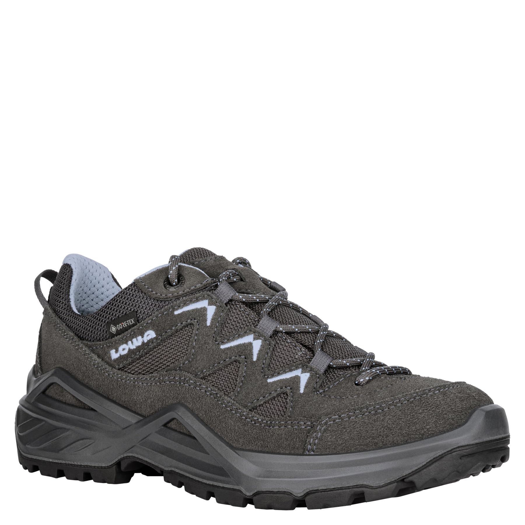 LOWA SIRKOS EVO GTX LO Ws Trekkingschuh Wanderschuh Damen dunkelgrau grau