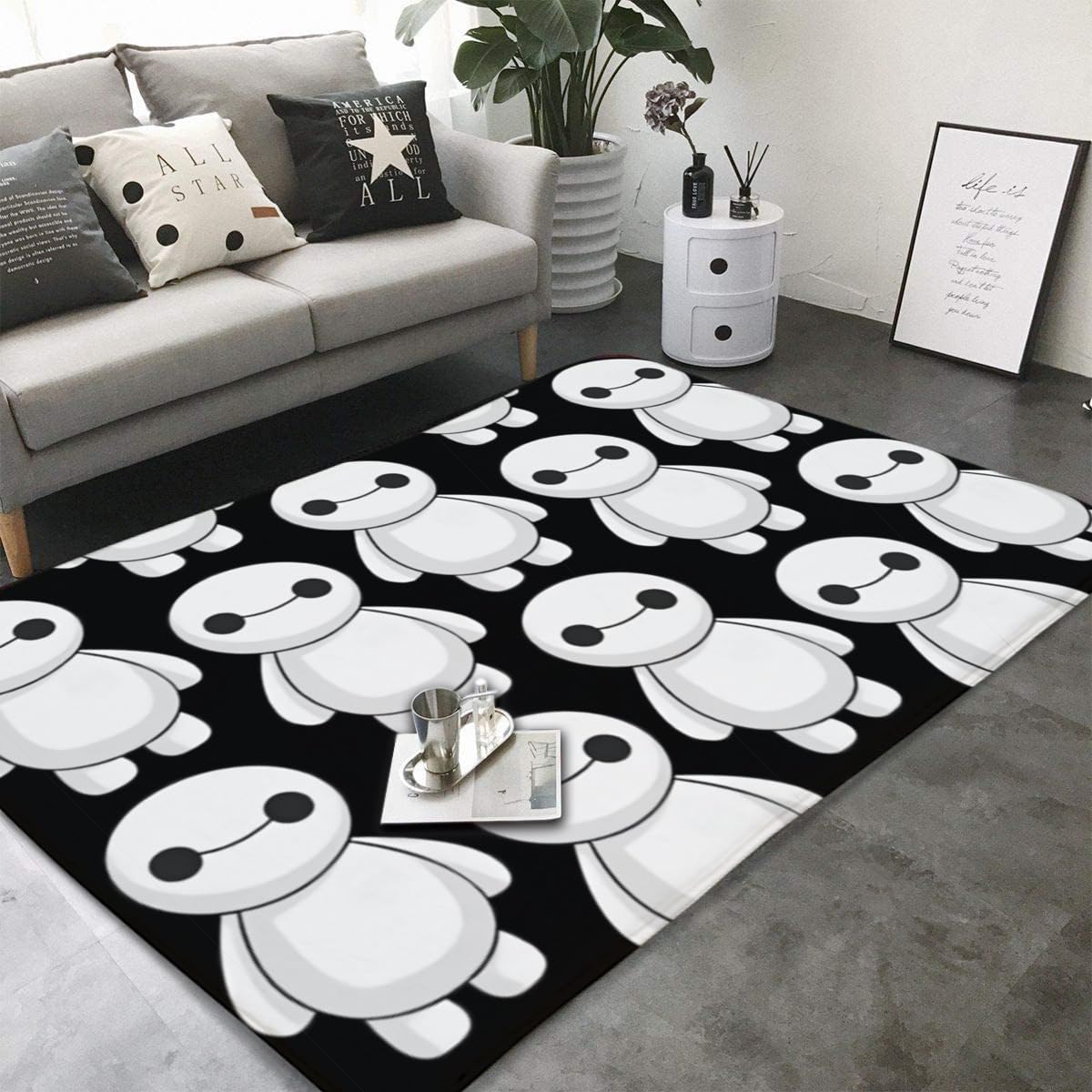 ラグ カーペット ラグマット ．ホットカーペット対応 ☆ベッドルーム用絨毯 Amazon | ベイマックス カーペット ラグマット 絨毯 足元マット 寝室