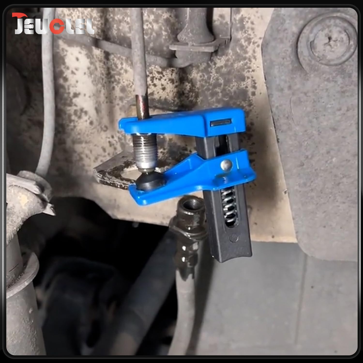 4PCS Car Brake Line Clamp, 1/2'' 3/8'' 5/16'' Brake Line Plug Automatic Fluid Stop Clamp Set, Brake Oil Line Plug Tool for Banjo Fitting Fuel Rail Hose A/C Line, Car Accessories