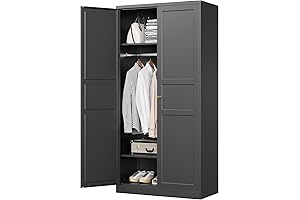 MIIIKO Wardrobe Closet with Doors