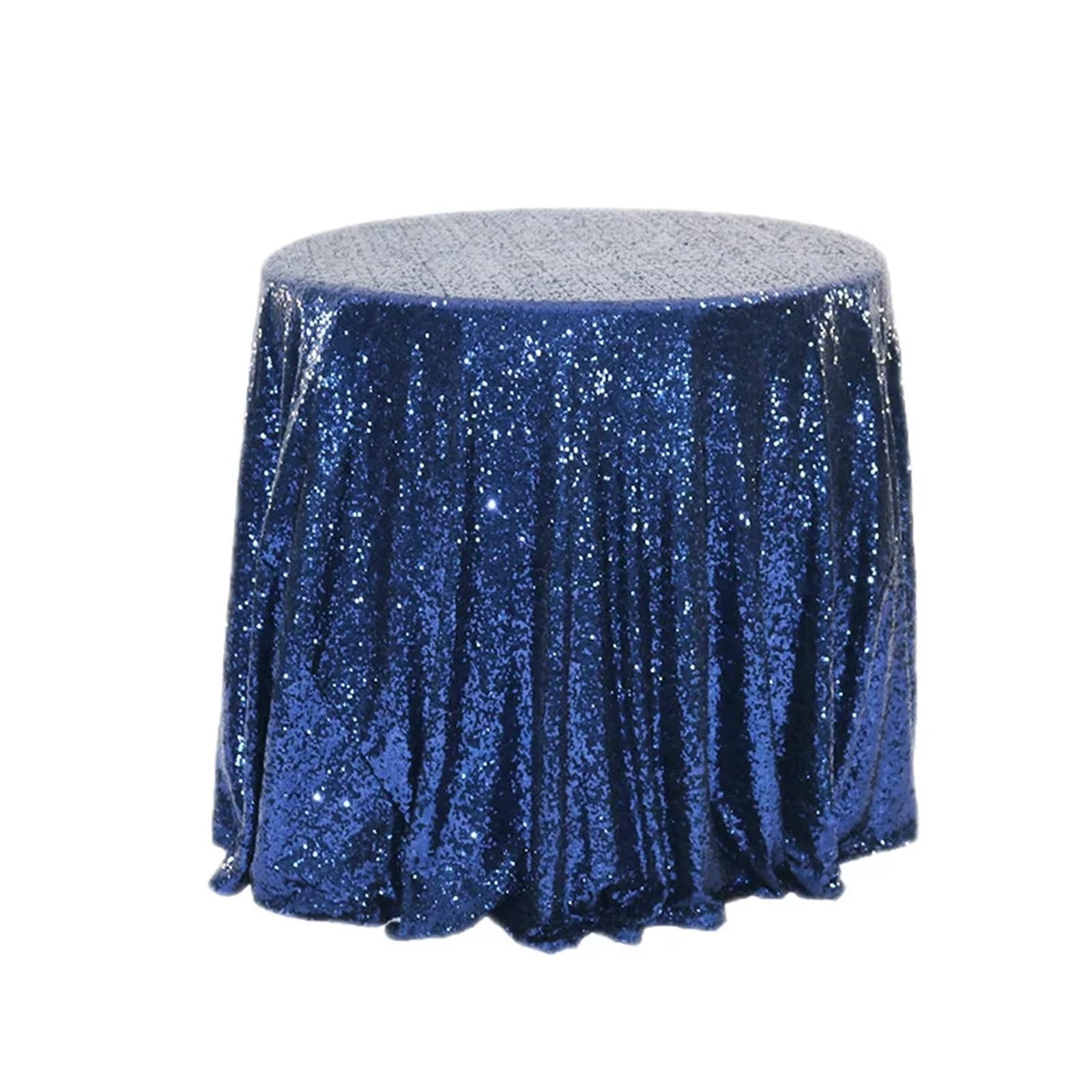 EKalgretrA Sequin Tablecloth Sequined Round Table Cloth Banquet Decorative Solid Cover Dust-Proof Full Furniture Protector(Color 9,Round 150cm)