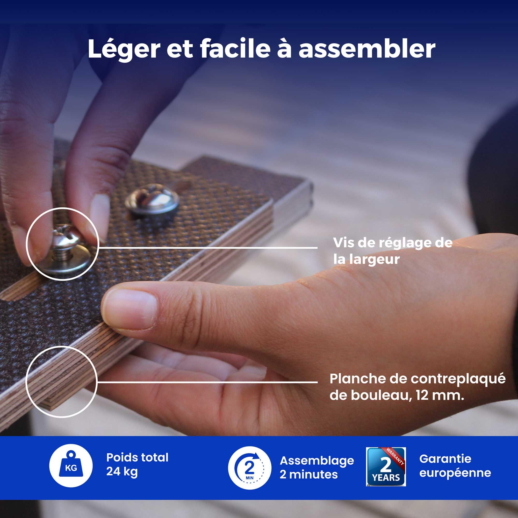 Lit Camper Fourgon – Sommier Pliable Léger pour Fourgon Aménagé, Compatible avec SpaceTourer, Traveller, Zafira Life, ProAce Verso, NV200 et Evalia, Montage Rapide sans Outils, Vanlife