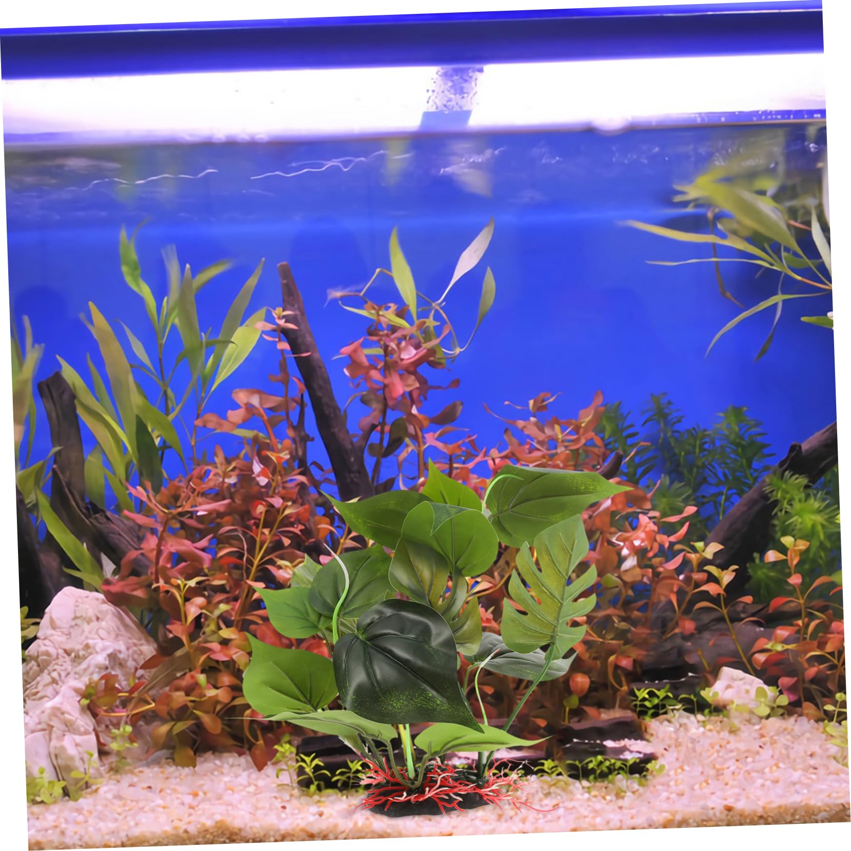 BESPORTBLE 3piezas Planta Artificial para Acuario Decoración Lifelike Accesorio De Pecera para Ocultar y Jugar Acuarios y Terrarios Material Seguro y Fácil De Mantener