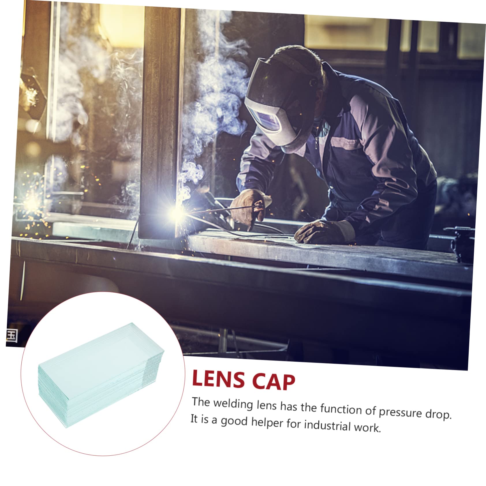 Balacoo Welding Helmet Lens Replacement Pcs Outer Inner Replacement Lens for Welding Helmet