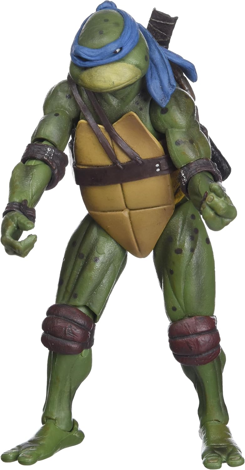 Teenage Mutant Ninja Turtles 90's Movie Leonardo 6.5-inch Action Figure by NECA Reel Toys 2019 GameStop Exclusive