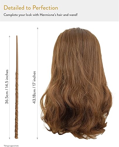 Miniatura 6 de Harry Potter Disfraz Hermione Girls con varita y peluca