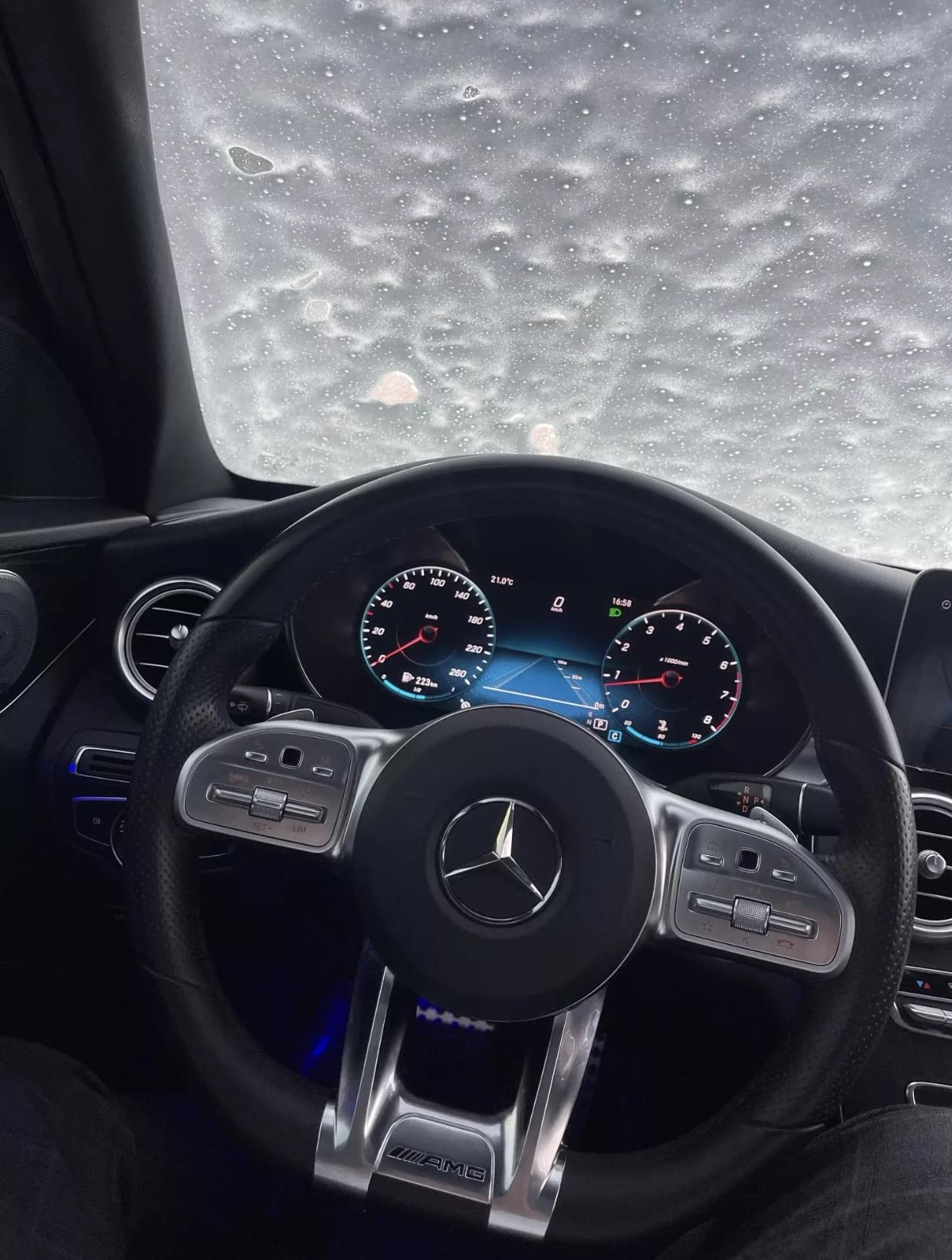 Lenkradabdeckung Untere Für Mercedes Benz - Sport Design A/B/C/E-Klasse W205 W213