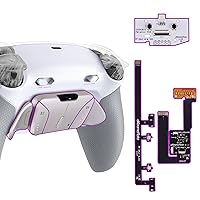 Vista 11 de eXtremeRate RISE4 Plus MAX RMB Back Paddles Kit with Clicky Trigger Stops & Rubberized Grip for PS5 Controller BDM-030 040 050, Remappable Real
