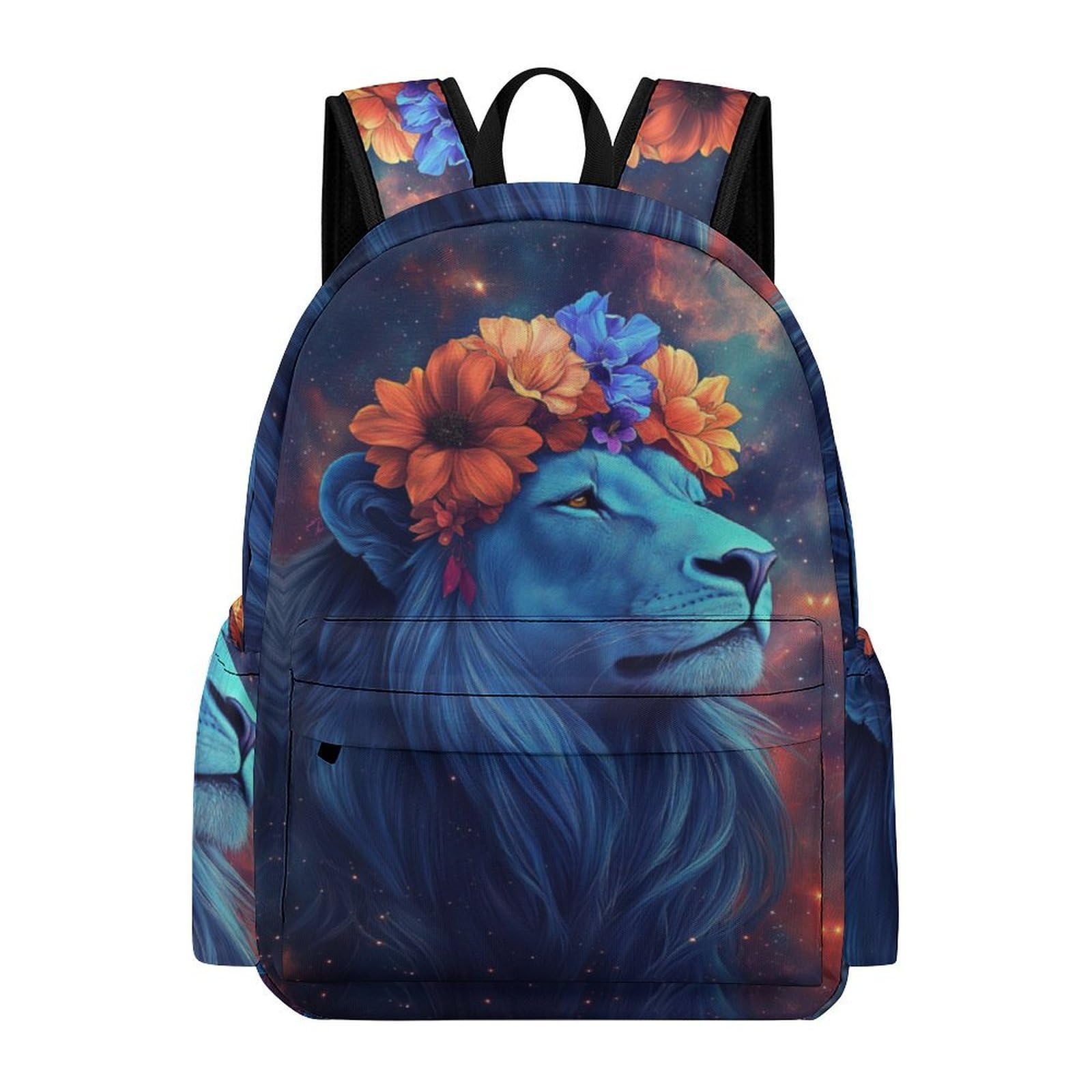 TPISLI Teens Lion Design Daypack Boys Girls Age 7-12 15.6 Inch Laptop Backpack Modern Durable Animal Print Fashion School Bag for Daily Travel Birthday Gift Roomy Book Bag — image 1