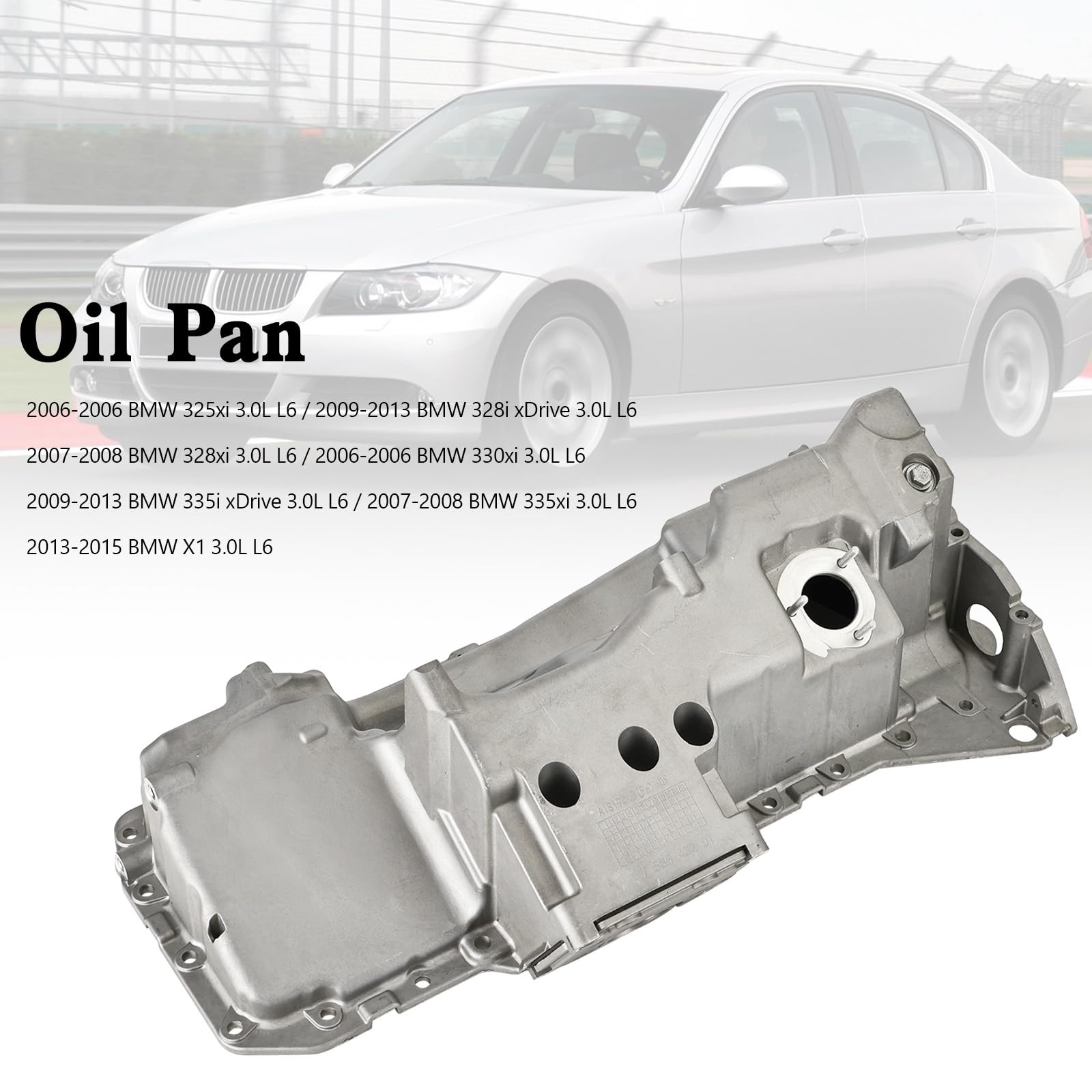 Amazon.com: Artudatech New Engine Oil Pan 11137585432 Fit for BMW 
