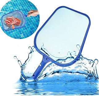 Almineez Professional Aqua Leaf Mesh Net Spa Skimmer Swimming Pool Hot Tub Spa Cleaner for Fast Cleaning of The Finest Debris - Clean Spas & Ponds (Without Pole)