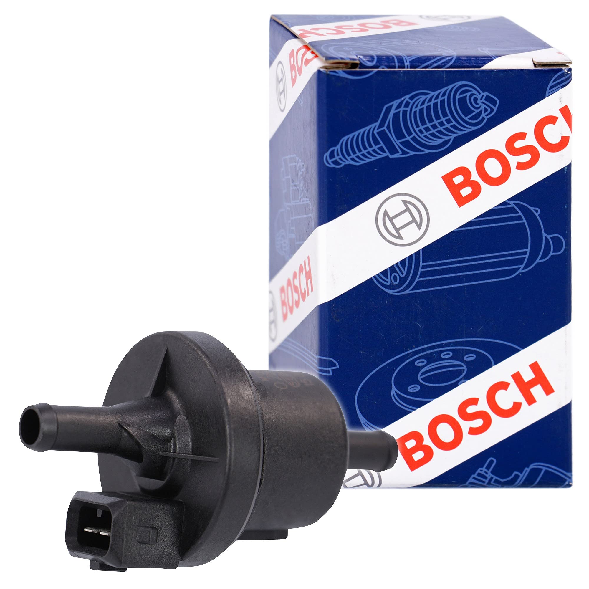 BOSCH Soupape d'aération/de purge, réservoir de carburant 0280142300 | Compatible avec: ALFA ROMEO 145, 146, 155, 156, 156 Sportwagon, 166, GTV, SPIDER, AUDI A4 B5, A4 B5 Avant, A6 C4, A6 C4 Avant
