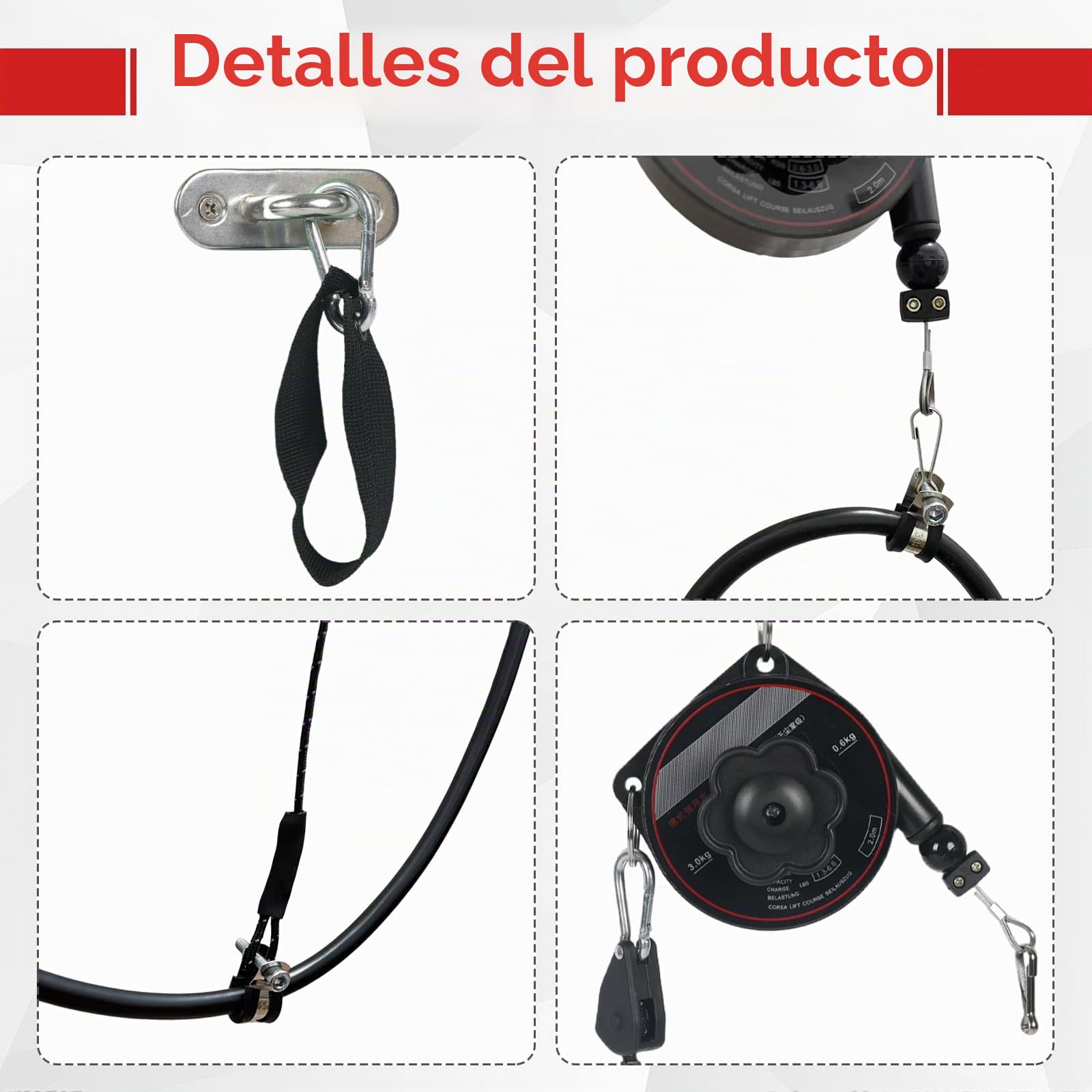 Sistema de suspensión automática para cable de carga de coche eléctrico – Soporte de carga inalámbrico para garaje, garaje o pared