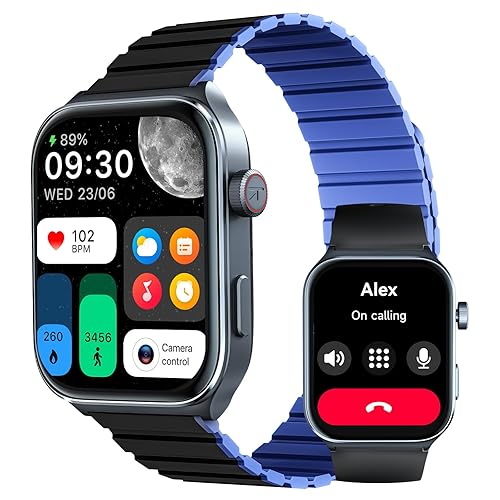 Kieslect Smart Watch, Bluetooth Call, Health Monitor, Fitness Tracker Smartwatches for Men and Women(Ks 2)