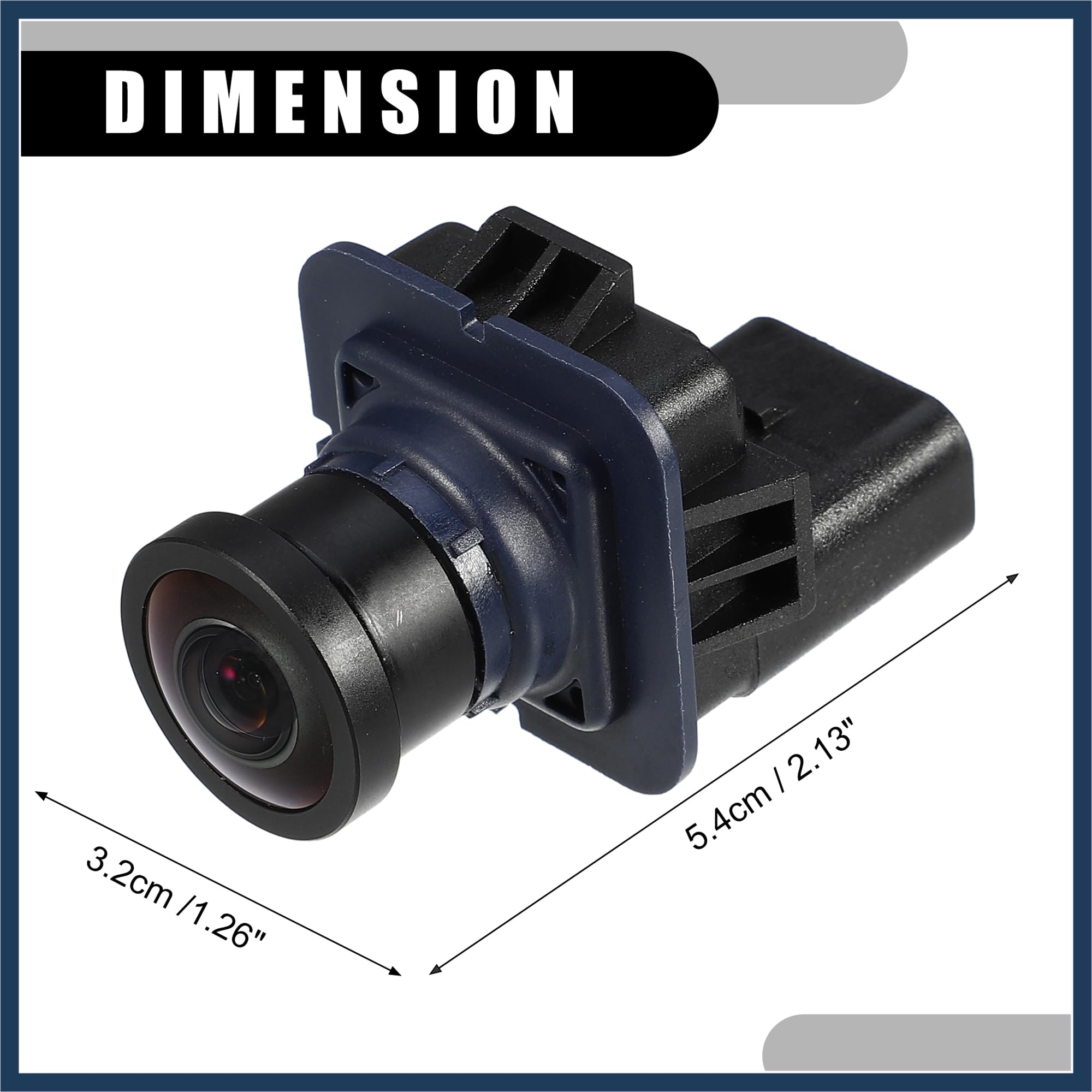 VekAuto Rear View Back Up Camera No.EB3T19G490BB - for Ford F-150-1 Pc Auto Accessories, Black, 2.13"x1.26"x1.26" - Image 4