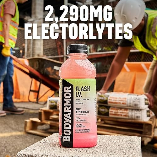 Miniatura 6 de BODYARMOR Flash I.V. - Bebida de electrolitos de rehidratación rápida, uva, 20 onzas líquidas (paquete de 12)