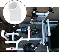 Vista 6 de Paquete de 20 Codos de PVC de 3/4" de 45 Grados Conectores de Tubería (Enchufe x Enchufe) Grado de Construcción para Muebles SCH40 Codo de PVC