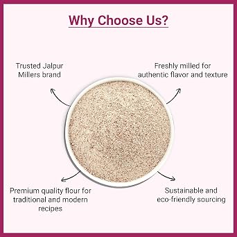JALPUR MILLERS Ragi Flour 100g – Premium Nachni Atta | Nutritious Finger Millet Flour | Rich in Calcium, Iron & Fibre – Ideal for Chapatis, Dosa, Porridge & Healthy Baking – Flour for Balanced Diets