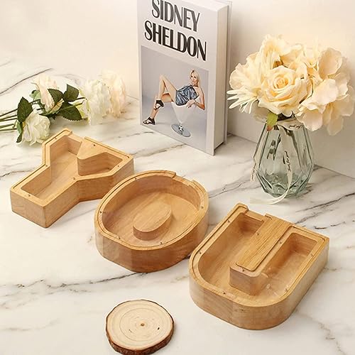 Miniatura 5 de Alcancía personalizada, caja de dinero para niños, preciosas letras iniciales del alfabeto, alcancías para niños y niñas, caja de dinero