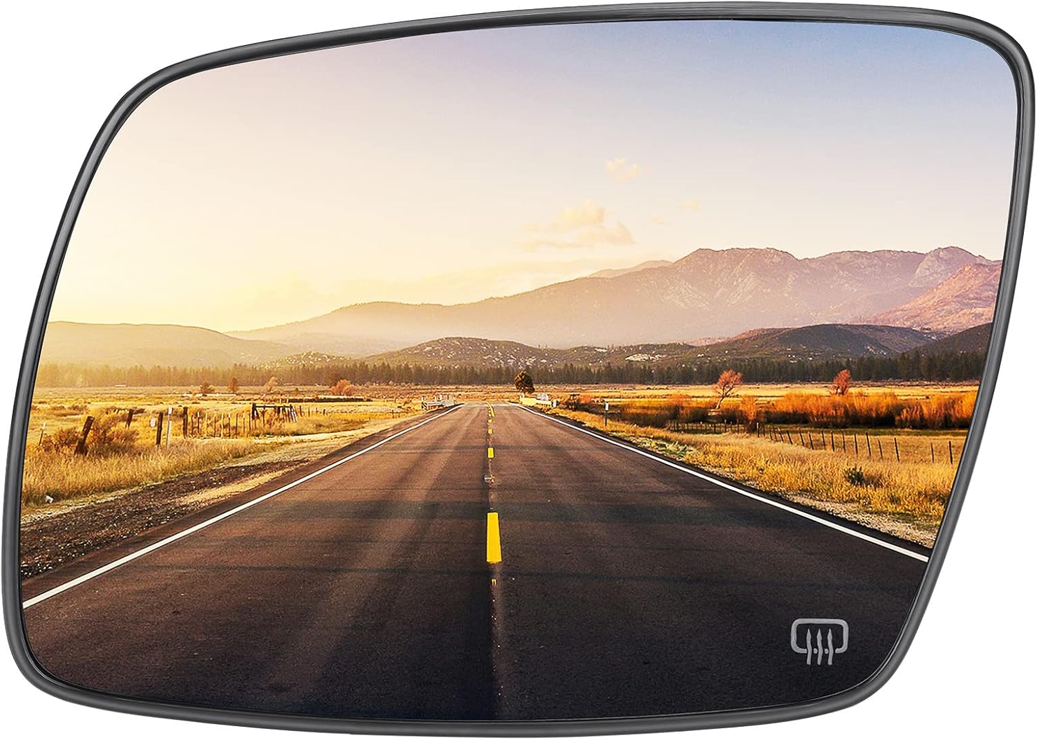 Aeagle Left Heated Mirror Glass for Dodge Journey (Driver Side)