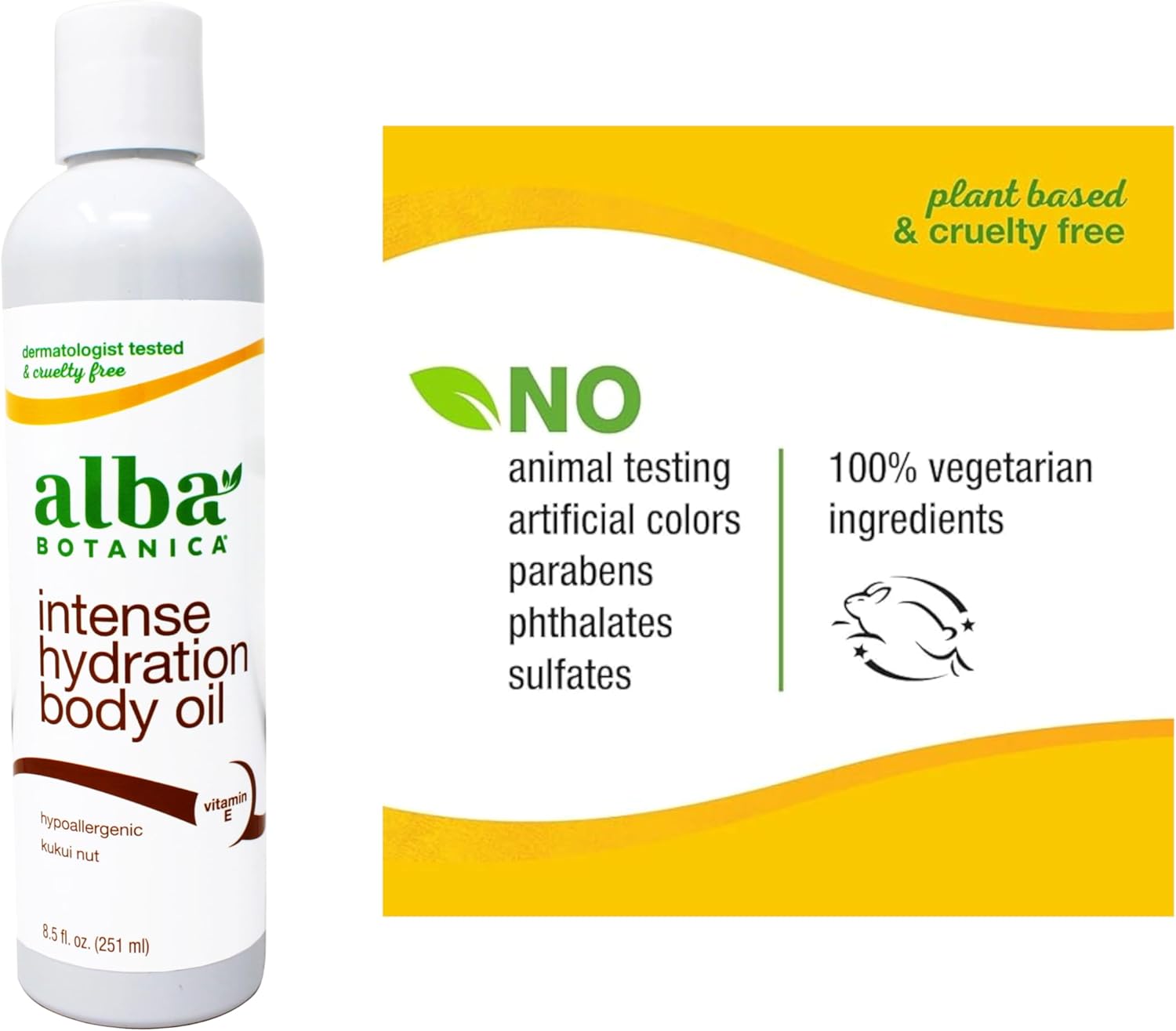 Alba Botanica Massage Oil Kukui Nut