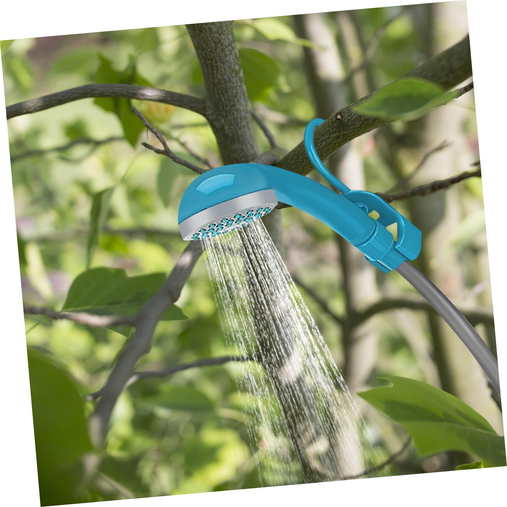TOYANDONA Doccia Portatile da Campeggio Ricaricabile 2200mah Pompa per Esterno Flusso d'Acqua Stabile Materiale ABS e Gomma per Viaggi e Campeggio