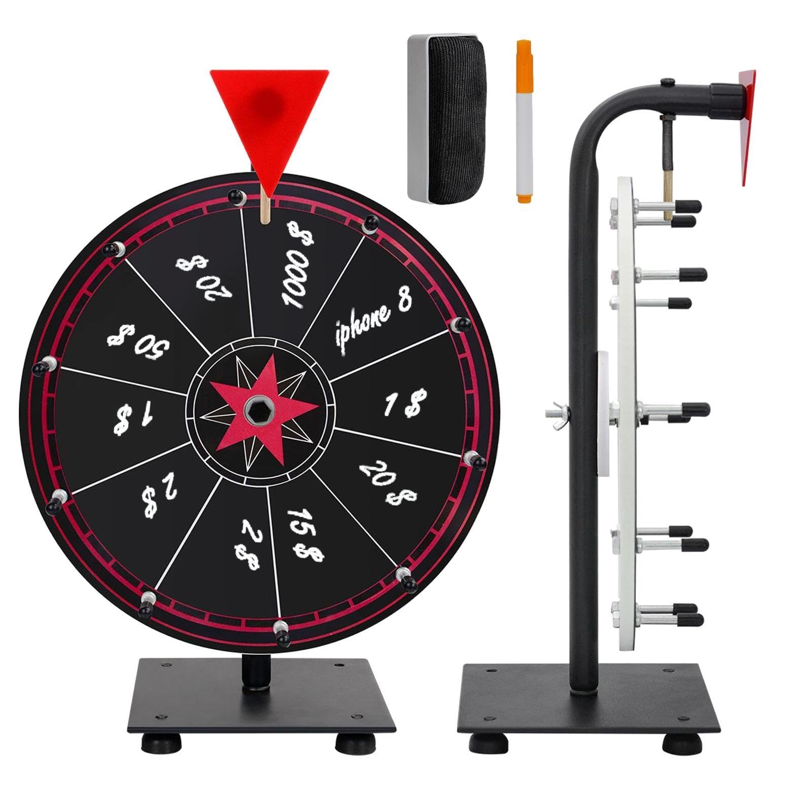 Spinnerrad – Belohnungsrad | Tischspinnen | Drehrad 12 Zoll für Preise mit