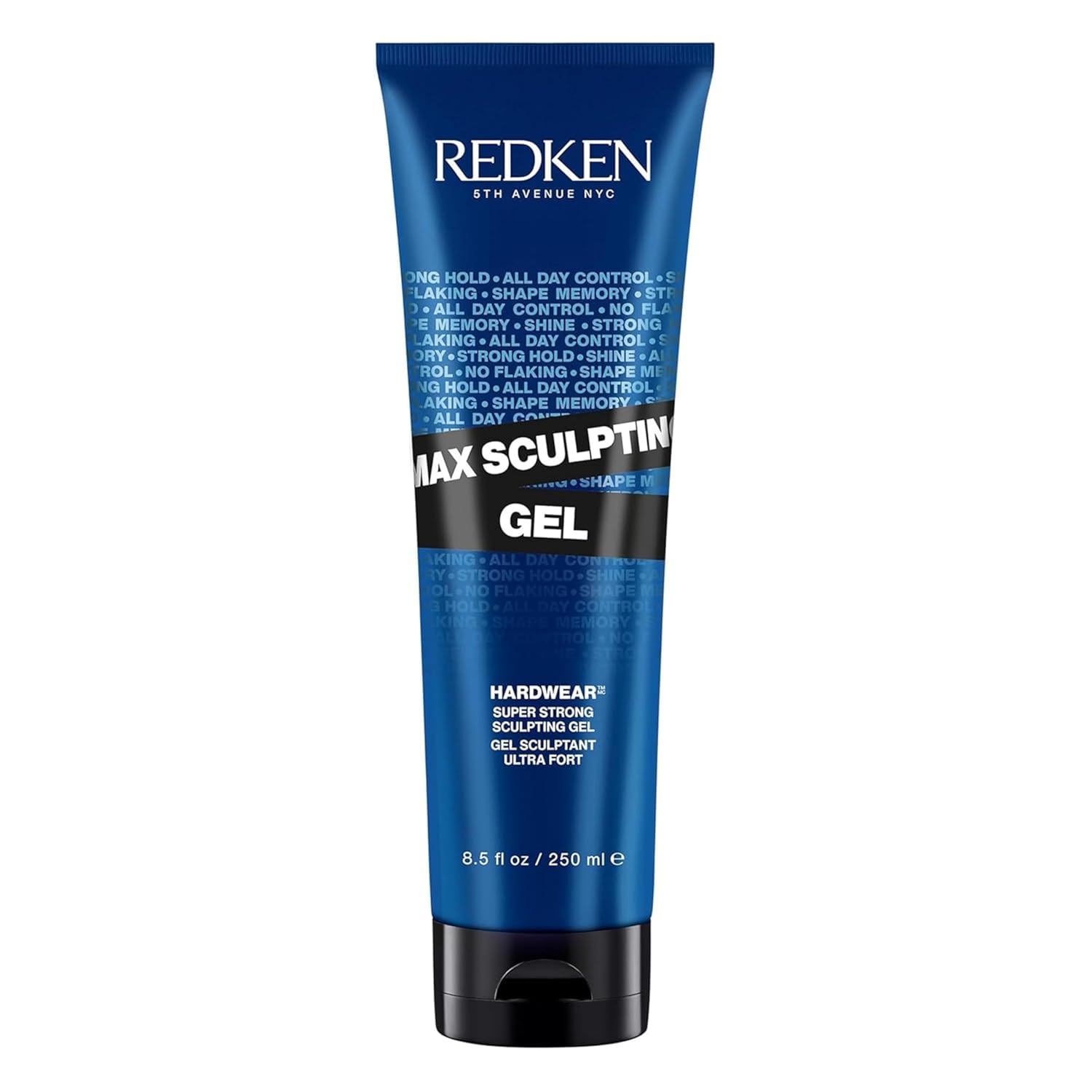 Redken Max Sculpting Gel For All Hair Types – Provides Body & High Shine Finish With Long-Lasting Shape Memory, Flake-Free Control