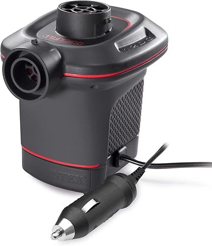 Miniatura 9 de INTEX Bomba de aire eléctrica QuickFill: infla y desinfla colchones de aire, kayaks inflables, botes, juguetes