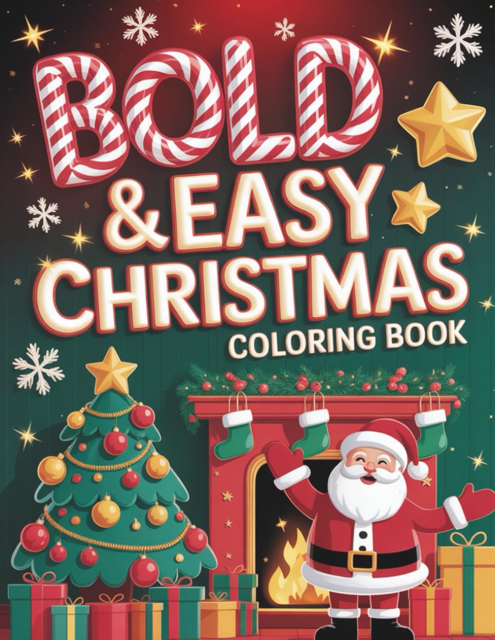 Christmas Fun Coloring Book for Kids – Part 1: Cute Santa, Reindeer, Snowman and Christmas Fun Pages for Kids Ages 2–8