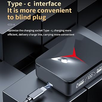 2024 Version True Wireless Bluetooth Earbuds with Charging Case Compatible with Apple & Android, Dual Connect, Built-in Microphone, Stereo Sound in-Ear Bluetooth Headphones Headset - Model 6
