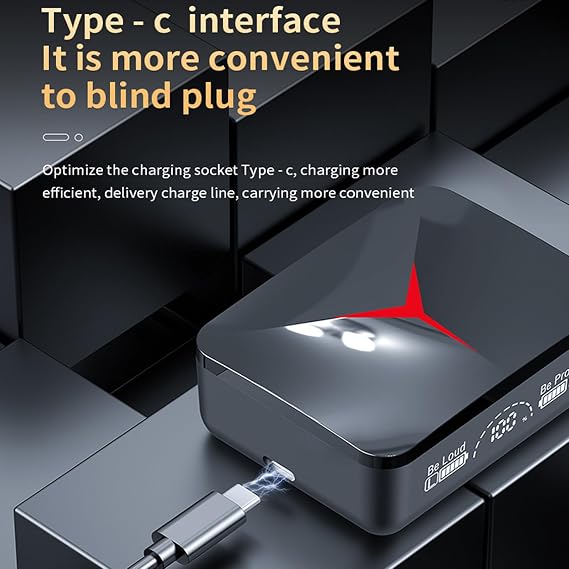 2024 Version True Wireless Bluetooth Earbuds with Charging Case Compatible with Apple & Android, Dual Connect, Built-in Microphone, Stereo Sound in-Ear Bluetooth Headphones Headset - Model 6