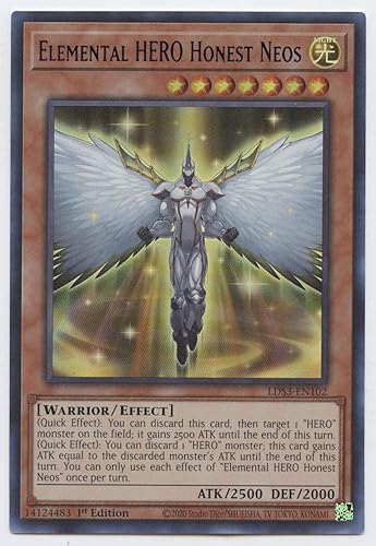 Elemental Hero Honest Neos (azul) - LDS3-EN102 - Ultra Raro - 1ª edición