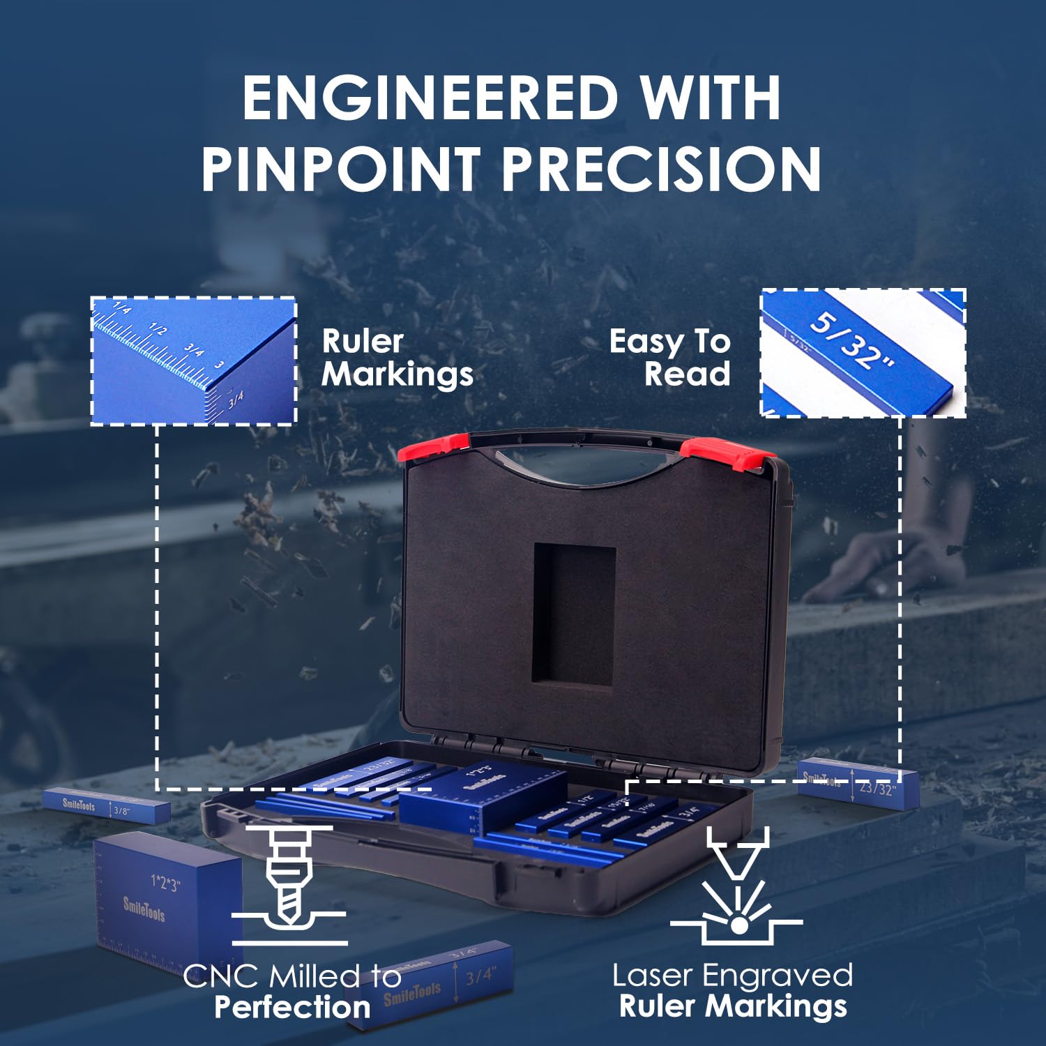 Woodworking Height Blocks - Precision Measurement Tools -5 Woodworking Height Blocks - Precision Measurement Tools -5