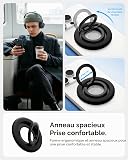 Spigen NanoPop MagFit Anneau [Support à Charnière Rotative] Poignées Téléphone Magnétique Compatible avec iPhone 17 16 15 14 13 Pro et Coque MagSafe/Pixelsnap pour Samsung S26 S25, Pixel 10 10a - Noir - 3
