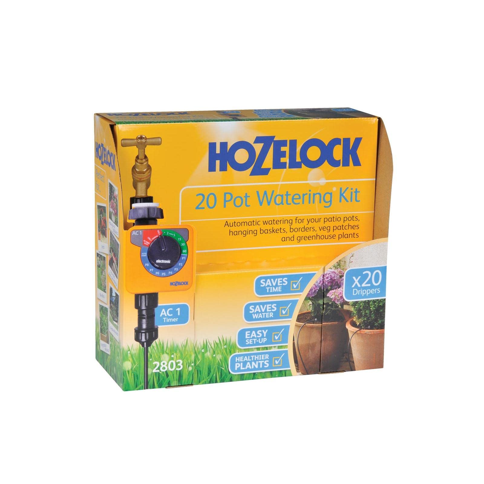 Hozelock - Kit Micro irrigazione, 15 vasi