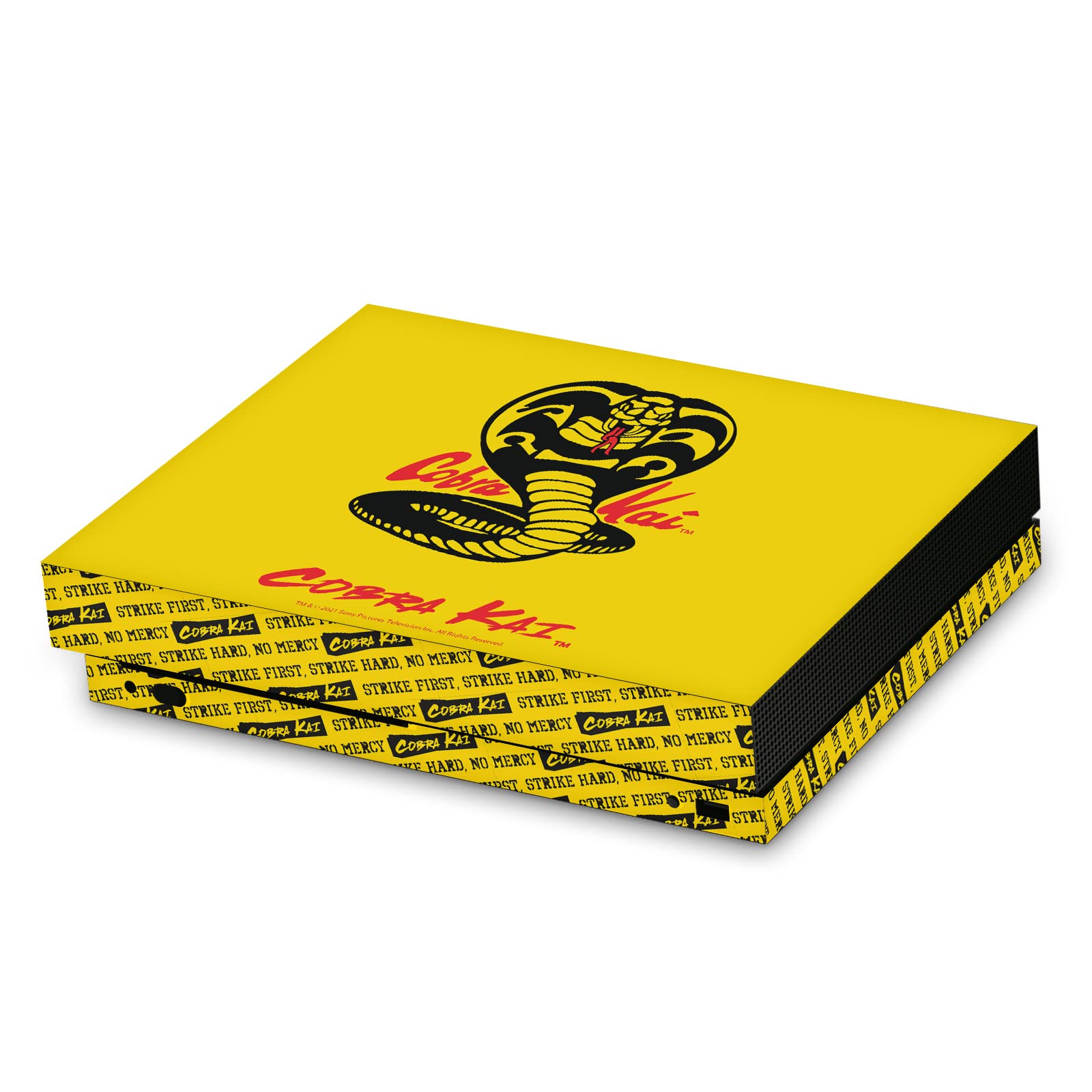 Autocollant vinyle Xbox One X Cobra Kai logo