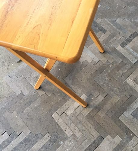 Squareefeet Depot - Azulejo de piedra caliza de mosaico en espiga Lagos Azul fabricado en Portugal