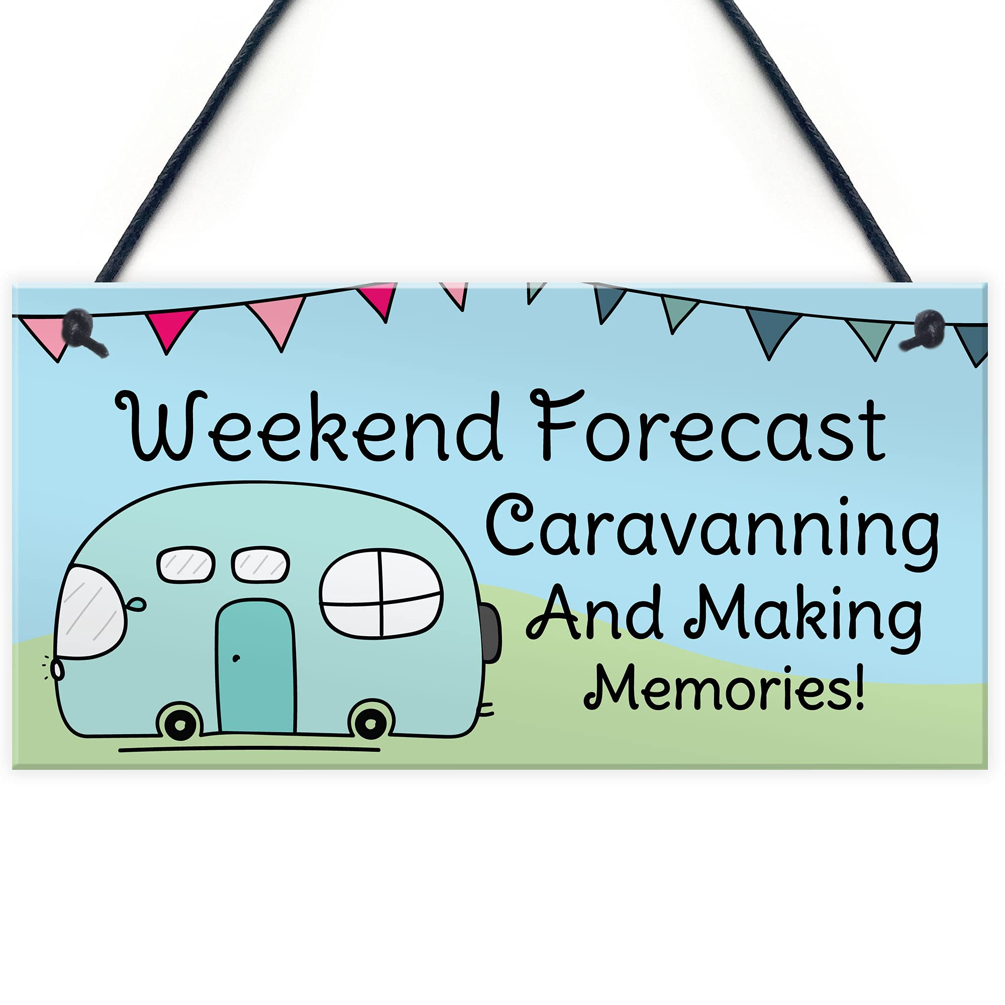 Red Ocean Funny Sign For Your Caravan Novelty Hanging Caravan Motorhome Camper Gifts