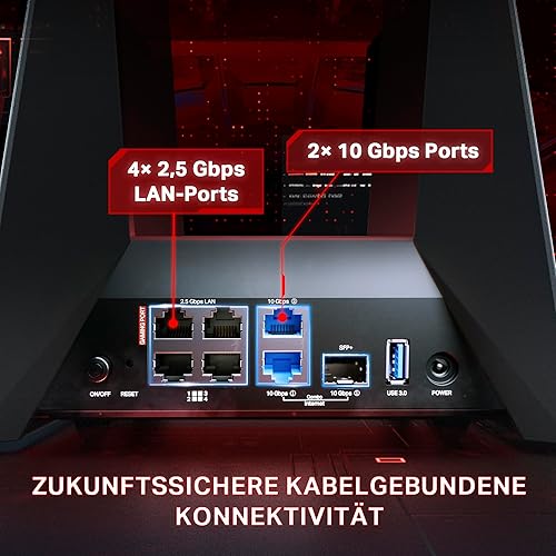 TP-Link Archer GE800 Gaming Router Tri-Band Wi-Fi 7 — nuotrauka 4