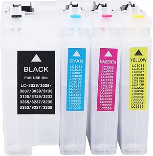 Raguso Cartucho de Tinta, Cartucho de Tinta de Impresora de Salida Suave Material PP Respetuoso con el Medio Ambiente para impresión en de Prueba