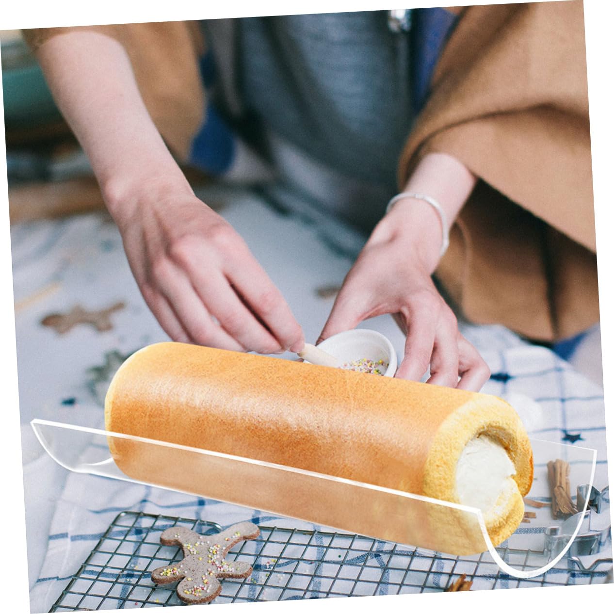 ABOOFAN 4piezas Mol Acrílico Para Pasteles Herramienta Esencial Para Hornear Para Repostería Casa Mantiene La Forma y Resultados Consistentes